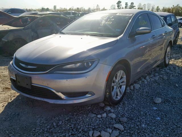 1C3CCCAB6FN651400 - 2015 CHRYSLER 200 LIMITE GRAY photo 2