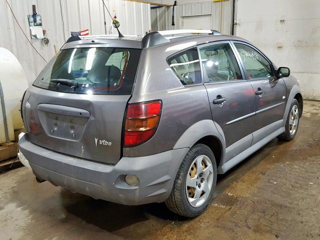 5Y2SL65887Z403618 - 2007 PONTIAC VIBE GRAY photo 4