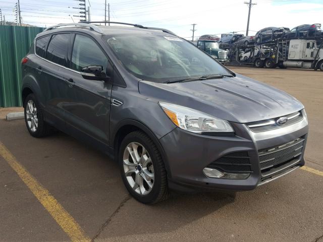 1FMCU0J96EUC45590 - 2014 FORD ESCAPE TIT GRAY photo 1