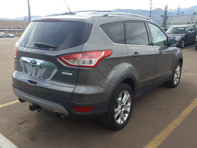 1FMCU0J96EUC45590 - 2014 FORD ESCAPE TIT GRAY photo 4