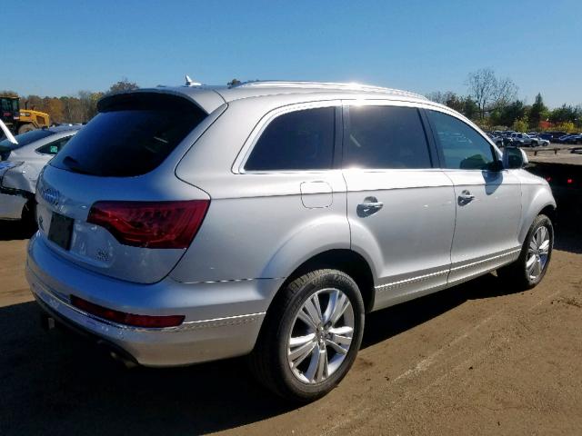 WA1LMAFE4AD006236 - 2010 AUDI Q7 TDI SILVER photo 4