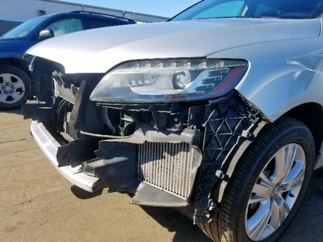 WA1LMAFE4AD006236 - 2010 AUDI Q7 TDI SILVER photo 9