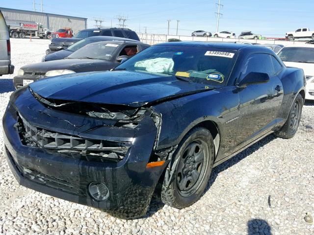 2G1FA1E32C9144491 - 2012 CHEVROLET CAMARO LS BLACK photo 2