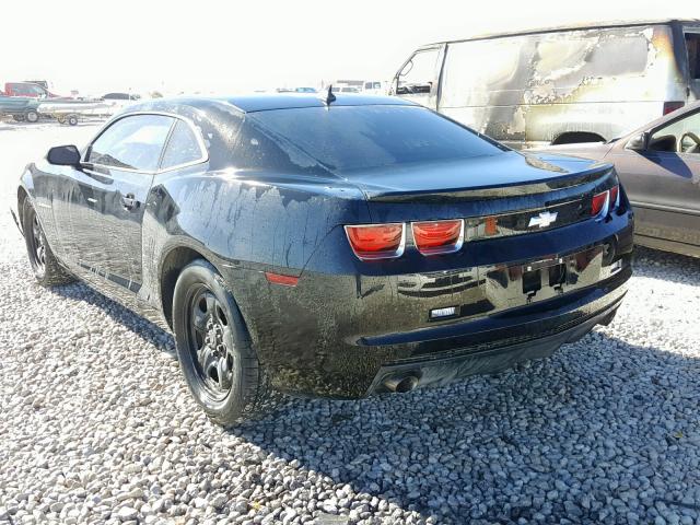 2G1FA1E32C9144491 - 2012 CHEVROLET CAMARO LS BLACK photo 3