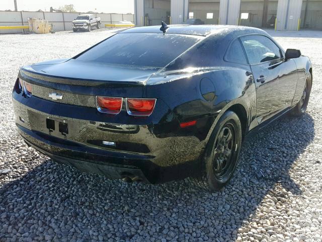 2G1FA1E32C9144491 - 2012 CHEVROLET CAMARO LS BLACK photo 4