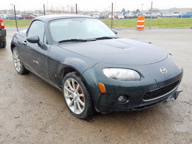 JM1NC26F580154719 - 2008 MAZDA MX-5 MIATA BLACK photo 1