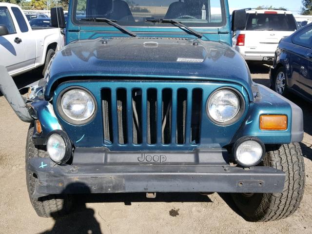 1J4FY29PXVP413373 - 1997 JEEP WRANGLER / GREEN photo 7