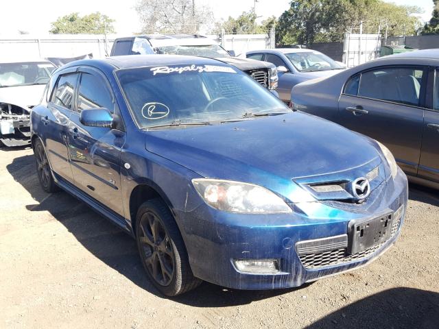 JM1BK344671637657 - 2007 MAZDA 3 HATCHBAC BLUE photo 1