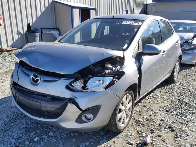 JM1DE1LY0E0174605 - 2014 MAZDA MAZDA2 TOU SILVER photo 2