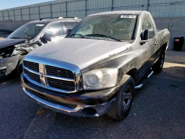 1D7HA16N48J229625 - 2008 DODGE RAM 1500 S SILVER photo 2