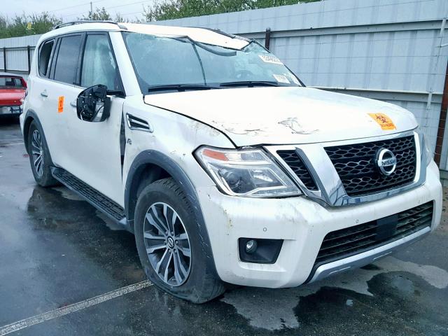 JN8AY2ND8J9052143 - 2018 NISSAN ARMADA SV WHITE photo 1