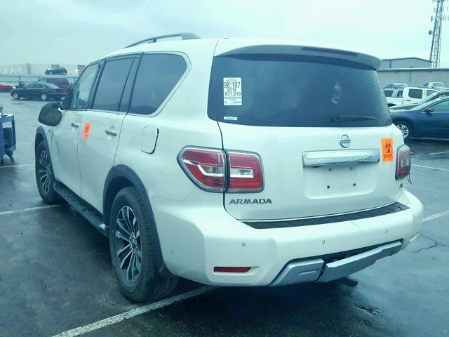 JN8AY2ND8J9052143 - 2018 NISSAN ARMADA SV WHITE photo 3