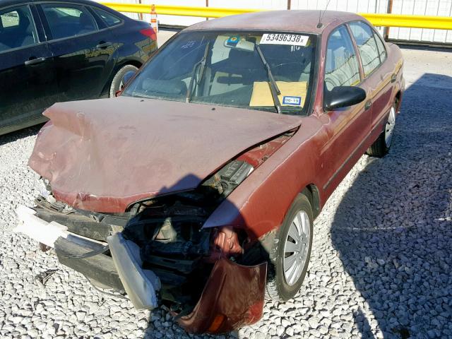 1Y1SK5260VZ458511 - 1997 GEO PRIZM BASE MAROON photo 2