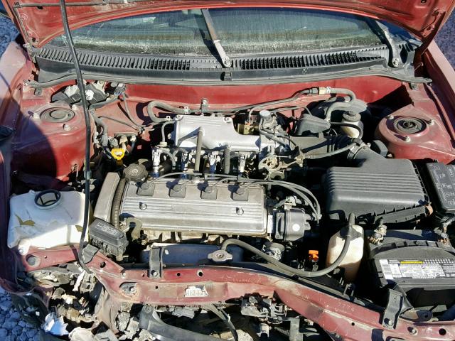 1Y1SK5260VZ458511 - 1997 GEO PRIZM BASE MAROON photo 7