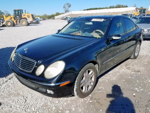 WDBUF65J64A548684 - 2004 MERCEDES-BENZ E 320 BLACK photo 2