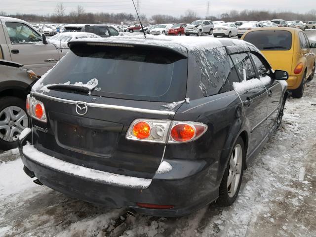 1YVFP82D545N59941 - 2004 MAZDA 6 S GRAY photo 4