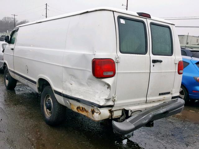 2B7KB31Z8YK112010 - 2000 DODGE RAM VAN B3 WHITE photo 3