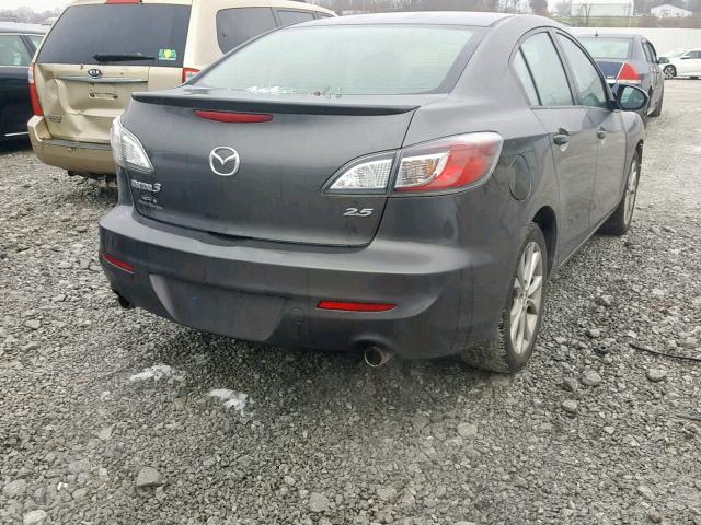 JM1BL1S57A1308776 - 2010 MAZDA 3 S GRAY photo 4