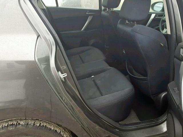 JM1BL1S57A1308776 - 2010 MAZDA 3 S GRAY photo 6