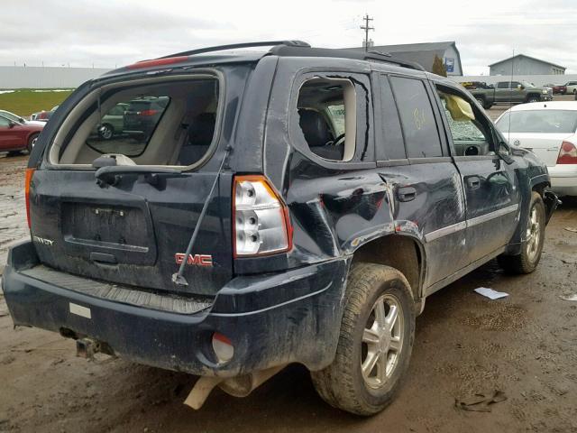 1GKDT13S382214710 - 2008 GMC ENVOY BLACK photo 4