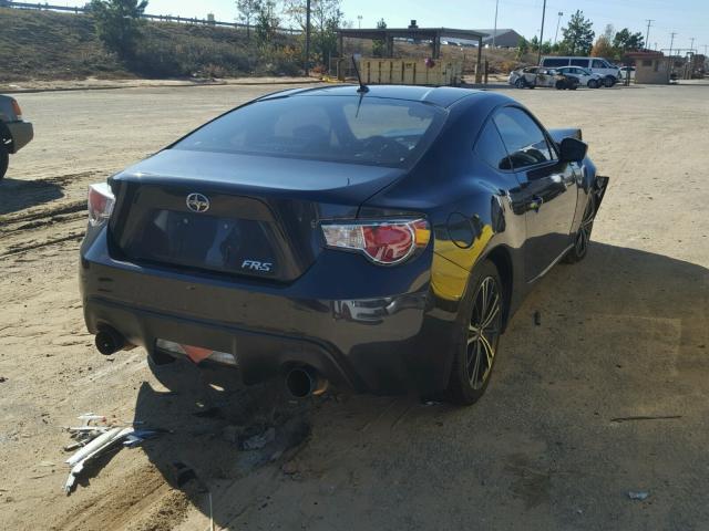 JF1ZNAA19E8708770 - 2014 TOYOTA SCION FR-S CHARCOAL photo 4
