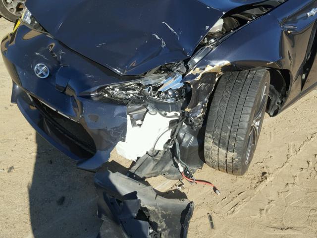 JF1ZNAA19E8708770 - 2014 TOYOTA SCION FR-S CHARCOAL photo 9