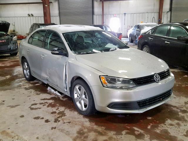 3VWLL7AJ8BM089639 - 2011 VOLKSWAGEN JETTA TDI SILVER photo 1