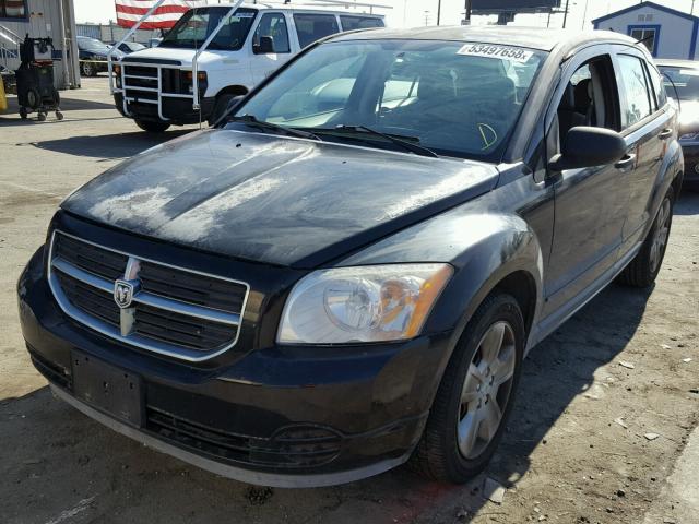 1B3HB48B57D162222 - 2007 DODGE CALIBER SX BLACK photo 2