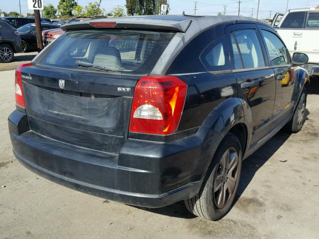 1B3HB48B57D162222 - 2007 DODGE CALIBER SX BLACK photo 4