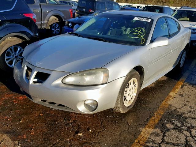 2G2WP522751348606 - 2005 PONTIAC GRAND PRIX ვერცხლისფერი ფოტო 2