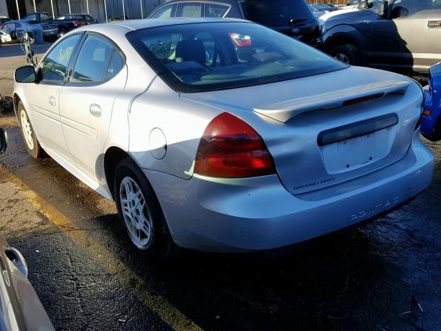 2G2WP522751348606 - 2005 PONTIAC GRAND PRIX ვერცხლისფერი ფოტო 3