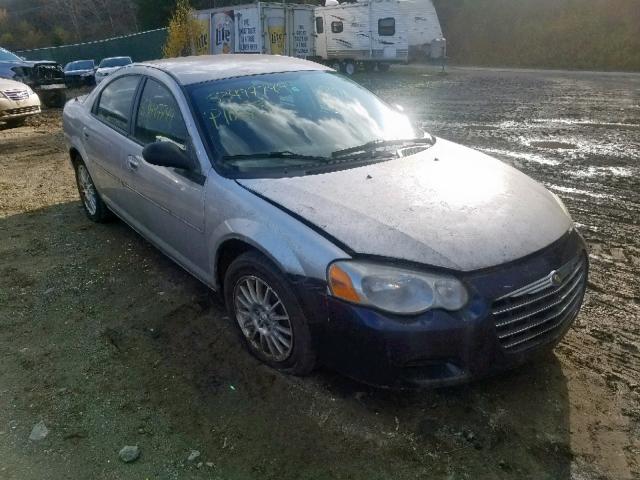 1C3EL46X14N375661 - 2004 CHRYSLER SEBRING LX SILVER photo 1