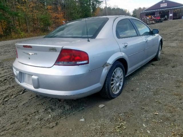 1C3EL46X14N375661 - 2004 CHRYSLER SEBRING LX SILVER photo 4