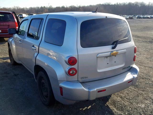 3GNBAADB2AS592039 - 2010 CHEVROLET HHR LS Gümüş foto 3