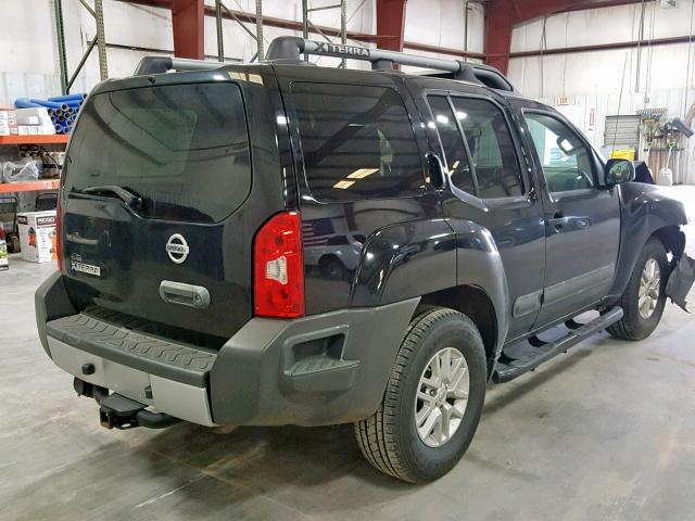 5N1AN0NU0EN806587 - 2014 NISSAN XTERRA X BLACK photo 4