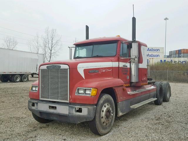 1FV8D0Y9XMH502536 - 1991 FREIGHTLINER CONVENTION RED photo 2