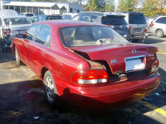 1YVGF22D2W5758551 - 1998 MAZDA 626 ES RED photo 3