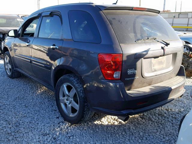 2CKDL537986061227 - 2008 PONTIAC TORRENT GX GRAY photo 3