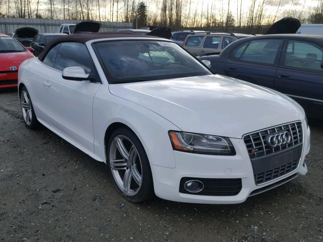 WAUVGAFH5AN020900 - 2010 AUDI S5 PRESTIG WHITE photo 1