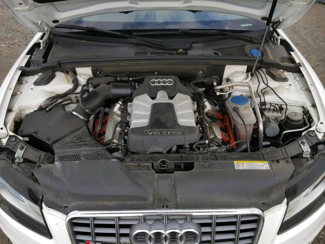 WAUVGAFH5AN020900 - 2010 AUDI S5 PRESTIG WHITE photo 7