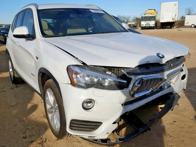 5UXWZ7C36H0X40564 - 2017 BMW X3 SDRIVE2 Ақ фото 1