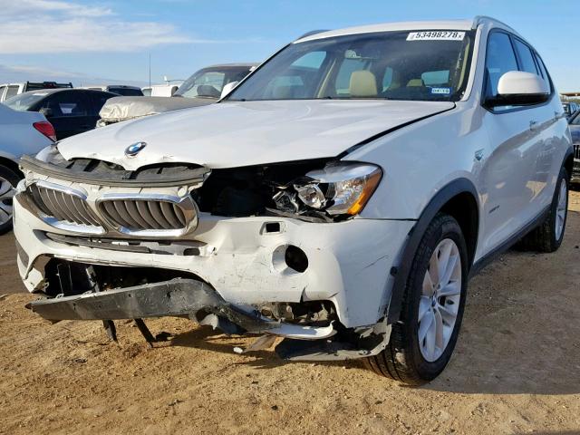5UXWZ7C36H0X40564 - 2017 BMW X3 SDRIVE2 Ақ фото 2