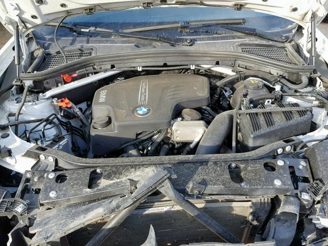 5UXWZ7C36H0X40564 - 2017 BMW X3 SDRIVE2 Ақ фото 7