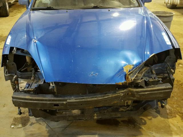 KMHHN65D46U228485 - 2006 HYUNDAI TIBURON SE BLUE photo 9