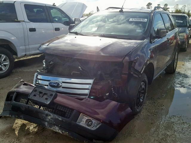 2FMDK3KC9ABB39303 - 2010 FORD EDGE LIMIT BROWN photo 2