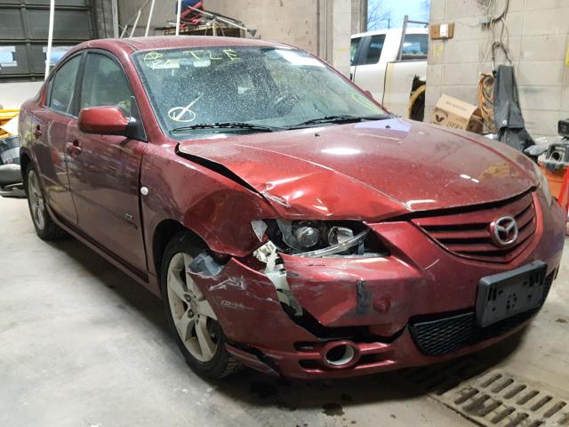 JM1BK323361532387 - 2006 MAZDA 3 S RED photo 1