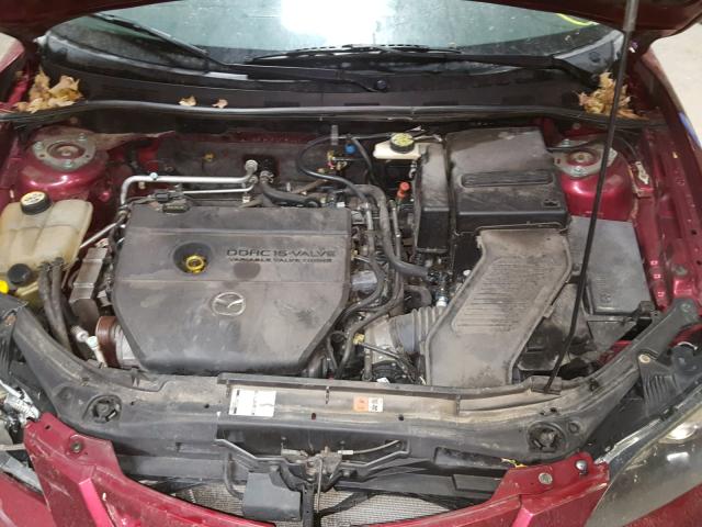 JM1BK323361532387 - 2006 MAZDA 3 S RED photo 7