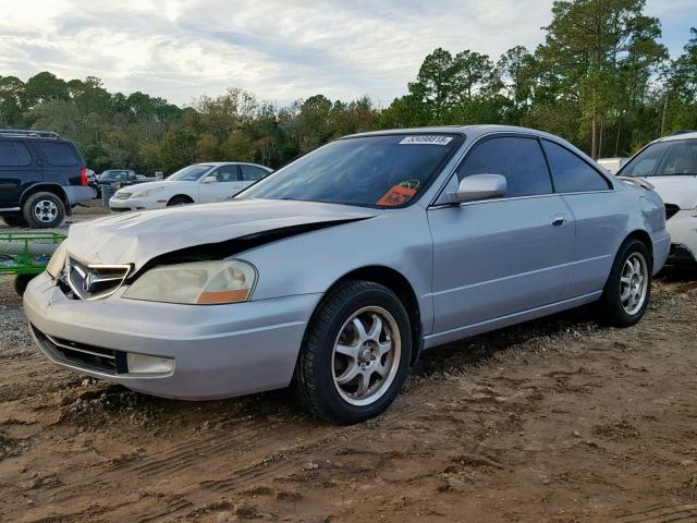 19UYA42652A005654 - 2002 ACURA 3.2CL TYPE SILVER photo 2