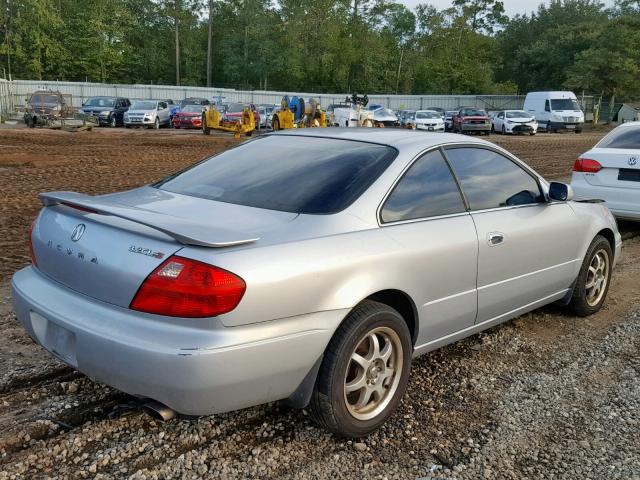 19UYA42652A005654 - 2002 ACURA 3.2CL TYPE SILVER photo 4