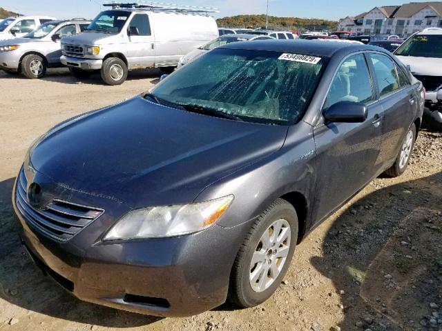 JTNBB46K073021373 - 2007 TOYOTA CAMRY HYBR BLACK photo 2